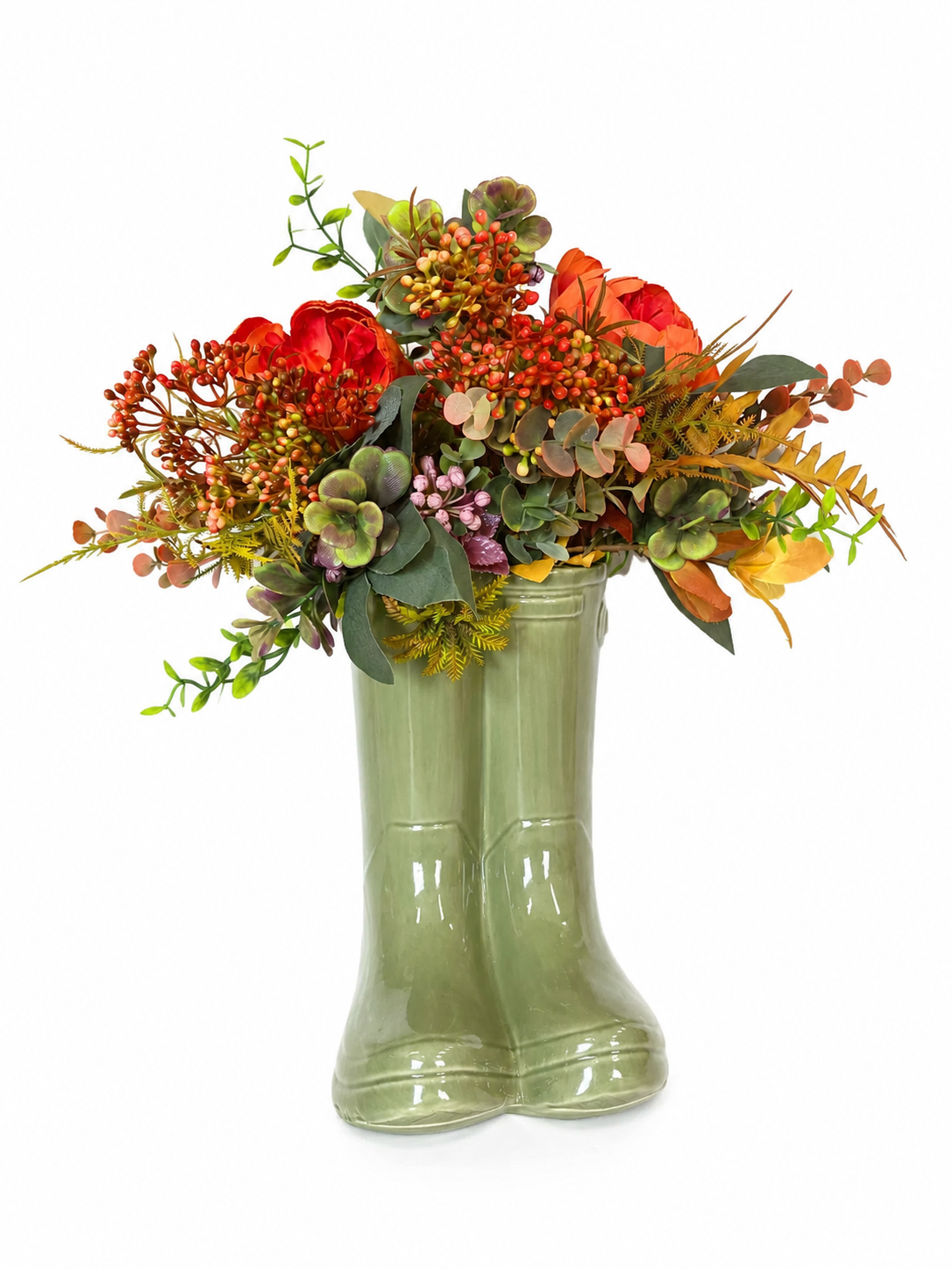 Autumn Ceramic Welly Planter — Limited Collection
